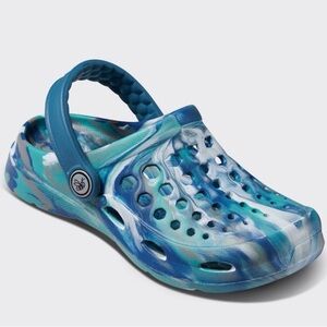 Joybees Toddler Harper Tie Dye Blue Sandals - Size 10/11T